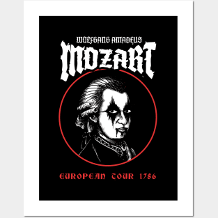Mozart Metal Posters and Art